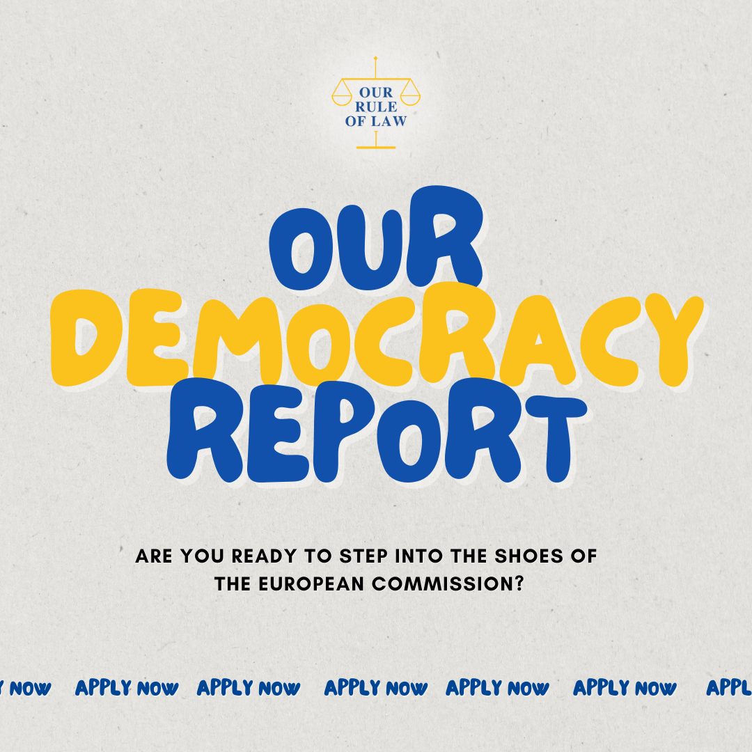 Apply now and a Democracy Rapporteur!